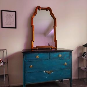 Dresser and mirror